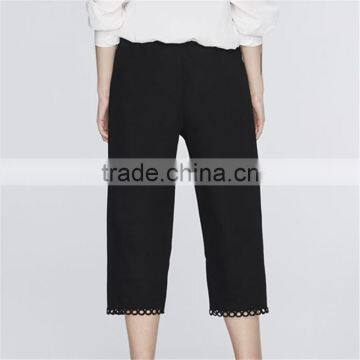 2017 Fashion Circle Hems 3 Quarter Length Ladies Casual Pants photo-3