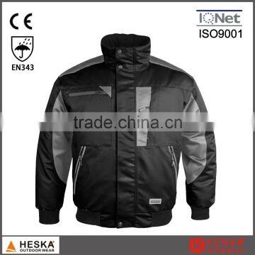 Hot Selling Safety Garment Men Winter Bomber Jacket Pilot Jacket With Waterproof EN343 photo-2