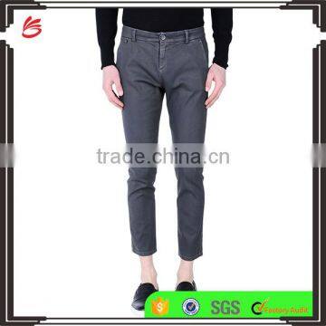 2017 new style mid rise black denim custom brand men jeans trousers pants