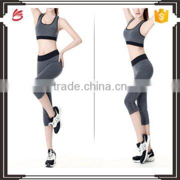 High quality Casual yoga clothing wholesale pants /tank tops sets