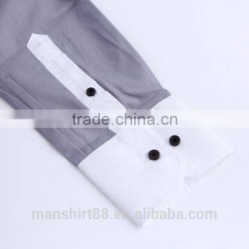 100% Cotton Contrast Color Dress Shirts photo-3