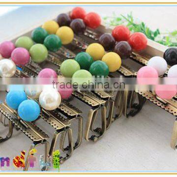 Wholesale Colorful Candy Heads With Sewing Holes Metal Bag Purse Frame photo-4