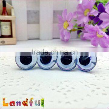 15mm Clear Blue Needle Felted Animal Toy Wire Back Felting Glass Doll Eyes photo-3