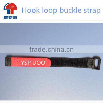 100% nylon adjustable hook loop buckle strap