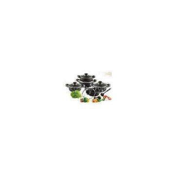10 PC Kitchen Non Stick Aluminum Cookware Set with Thickness 3.0mm