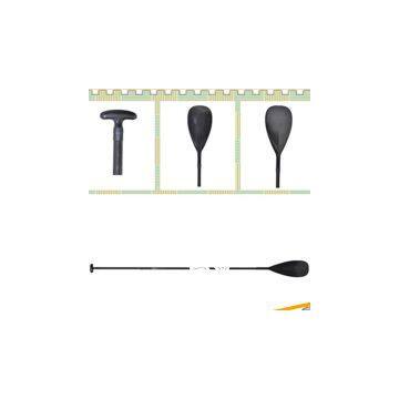 oval shaft carbon paddle with 3k surface