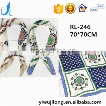 digital print fashion silk scarf