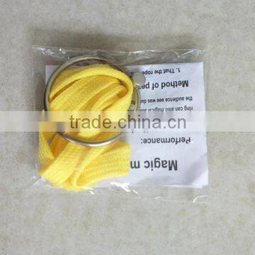 Magnetic Ring Magic Rope Escape Close up Toy Magnet Magic Tricks photo-2