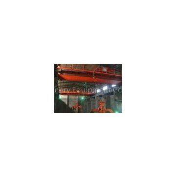 Automatic 24-hours Running Electric Overhead Crane With Grab Bucket For Lifting Waste To Boiler