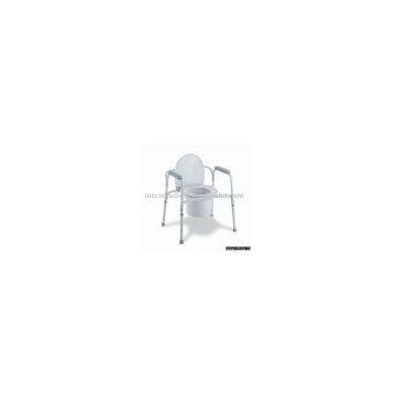 Steel commode wheelchair (commode chair. toilet chair)