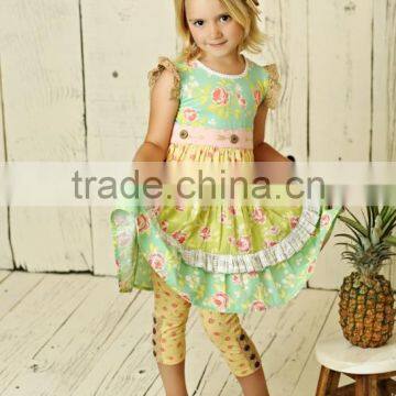 Persnickety wholesale western girls floral ruffle clothes