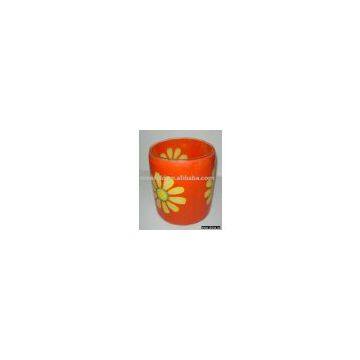 Glass candle holder craft (glass candle holder, glass candlestick , candle holder)