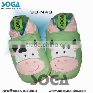 cow style baby shoes