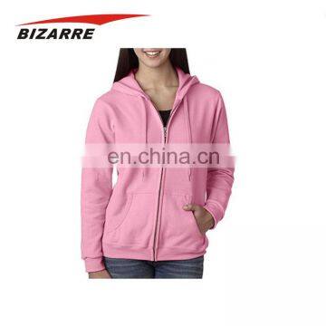 Manufacturer Printing Women Zipper Hoodie Sweatershirts