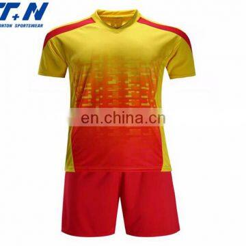 Customized Name Number Logo Football Jersey for Teenager