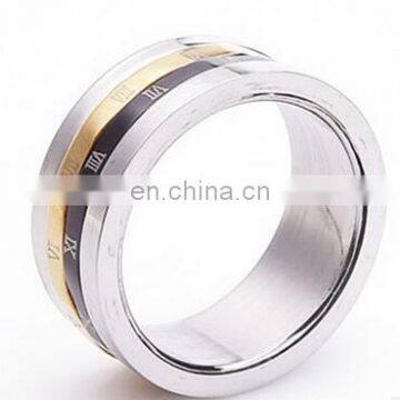 Titanium Steel High Quality Unisex's Rome Password Ring Size 6/7/8/9/10/11/12