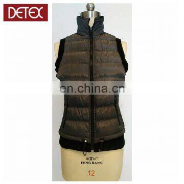 Slimming Running Black Women Down Vest