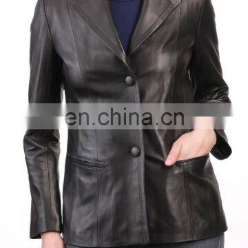 Womens Leather blazer