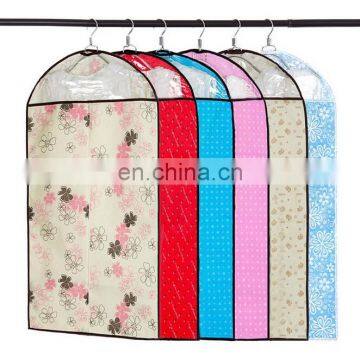 Thickened Non-woven Color Printing Clothes Dustproof Cover Suit Western-style Clothes Hanging Organizer S M L