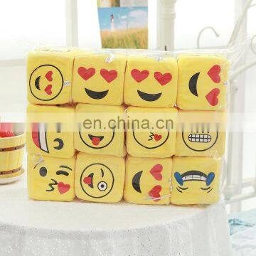 Emoji Smiley Emoticon Yellow Funny expression Plush dice car ornaments Pendant Soft Toy