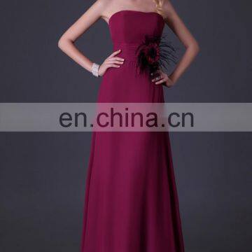 Strapless Formal Long Evening Dress Grace Karin A-line Floor Length Evening Gowns CL3436 photo-2
