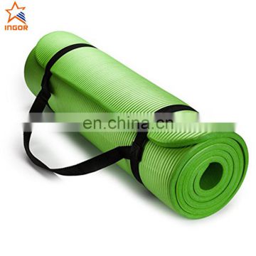 rubber wholesale printed logo floating anti slip gym mat