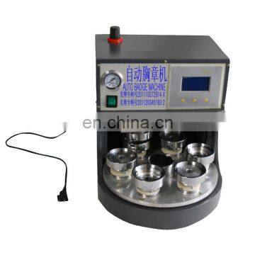 square /round button badge making machine automatic CE certification