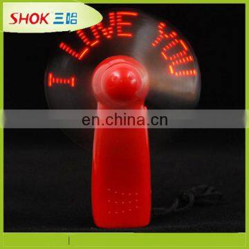 Promotion Customized Message Mini Led Fan