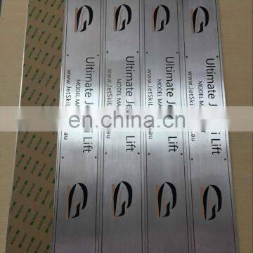Aluminum metal plate;metal logo plate;metal sign for elevator