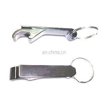 Metal KEY CHAIN BOTTLE OPENER 2 in 1 Silver Gold photo-3
