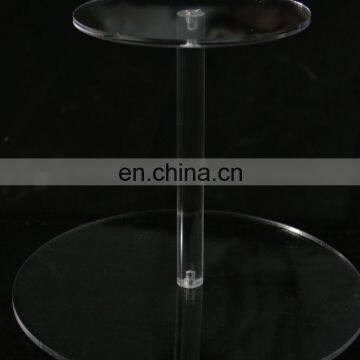 Dongguan manufantion acrylic plastic Merry-go-round cake