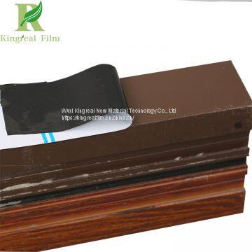 Black and White Self Adhesive Protective Film for Galvanized Sheet photo-4