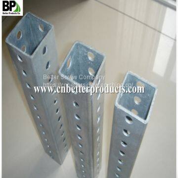 galvanized steel square sign post for traffic sign