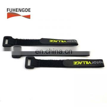 20X200mm Lipo Battery Strap Reusable Cable Tie Wrap Black photo-3