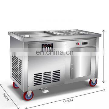 Popular thai fried ice cream machine,cold pan ice pan fry fried ice cream machine,instant ice cream rolls