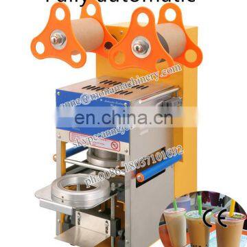 New arrival lower prices for cup sealing machine automatic bubble tea cup sealing machine