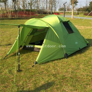 3 man double layer Dome and family tent camping gears