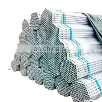 galvanized steel pipe tubes ms round pipes weight q235 round pre galvanized steel pipe/ tube