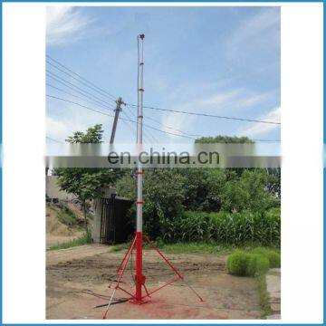 12 Foot Telescoping Light Mast Stationary Tower With Manual Crank Winch photo-5