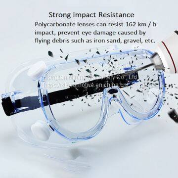 New Adjustable Shield Work Construction Goggles Protective Safety Glasses photo-3