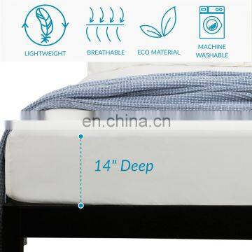 Amazon Hot Sale Elegance Long-lasting Strength 100% Microfiber Super Soft Bed Sheet For Adults photo-5