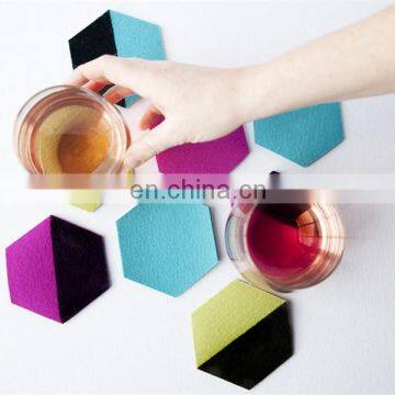 Custom Design Red Color Cup Heated Drink Coaster Holder Table for Drinks Felt Coasters Kung fu Tea Ceremony Accessories photo-5