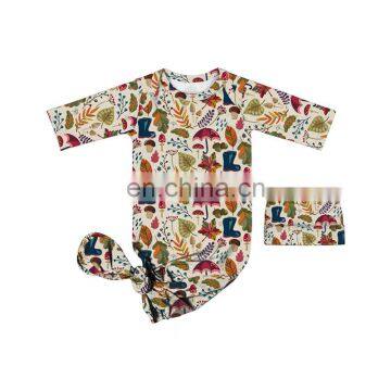 Boy Robot Printed Knotted Gown Baby Sleep Gown Sleep Wear photo-4