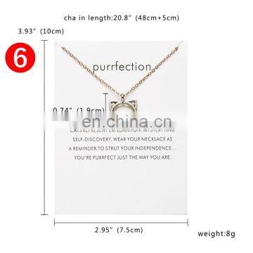 Rinhoo Бабочка Слон Перл Любви Золотой Подвеска-Цепочка для Шеи, Ключица, Фешн-Цепочка, Женское Ювелирное Изделие photo-4