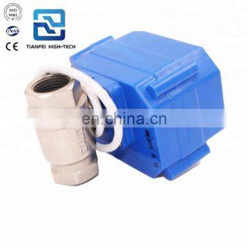 Alternative Solenoid Valve Motorized Ball Valve 12v dc Electric Actuator Motor Operated Valve photo-3