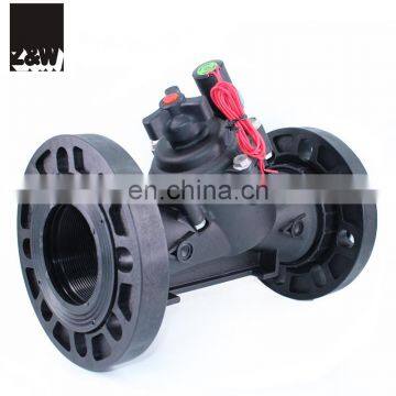 DN80 PLASTIC SOLENOID VALVE FOR IRRIGATION 3 INCH FLOW CONTROL HYDRAULIC PILOT BSP FEMAIE THREAD FLANGE CONNECTION photo-3