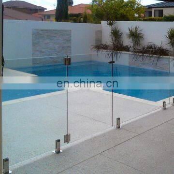 12mm safety balcony fence polished laminated tempered glass