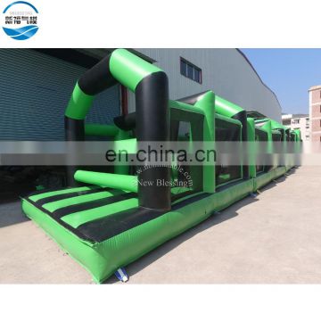 Wholesale 30x3.6m commercial inflatable obstacle course races game