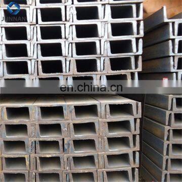 Hot rolled high tensile Mild steel iron U Channel beam for construction framework 100x50mm