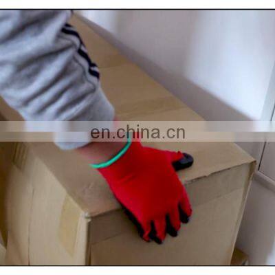 Latex Free Breathable Construction Anti Oil Nitrile Coated Gloves For Maintenance photo-4